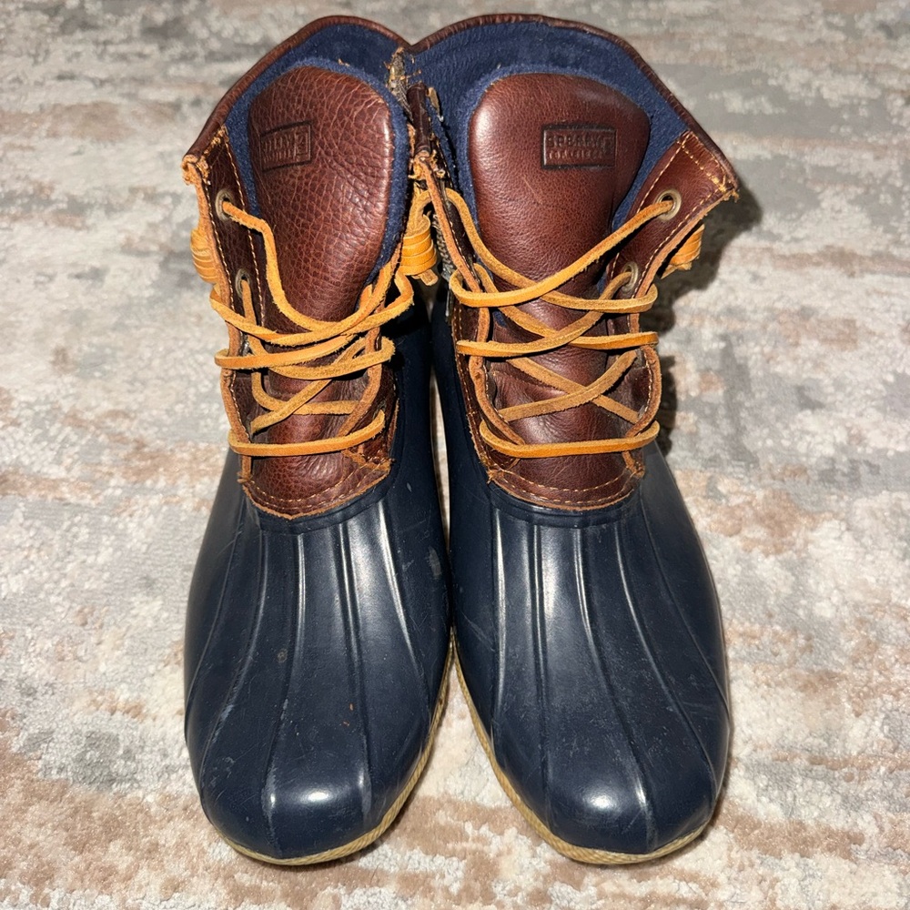 Sperry Women’s Blue and Brown Duck Boots